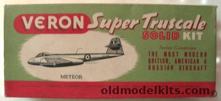 Veron 1/72 Gloster Meteor Solid Airplane Model plastic model kit